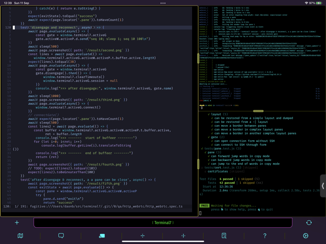‎Terminal7 Screenshot