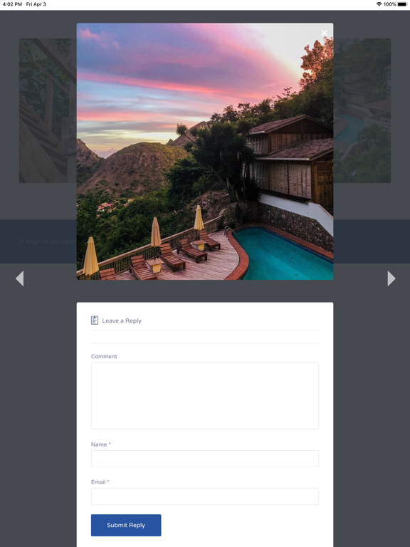 MOTCC App iPad screenshot 4 - Travel app