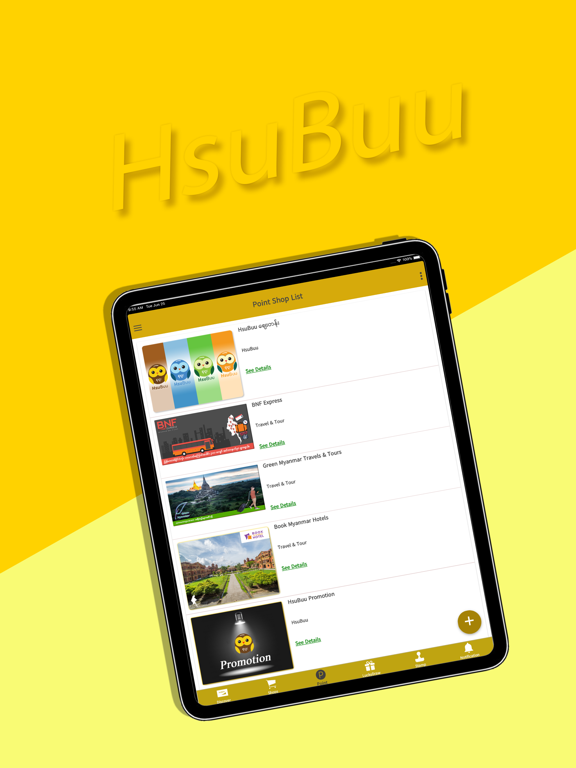 HsuBuu Loyalty iPad screenshot 5 - Business app