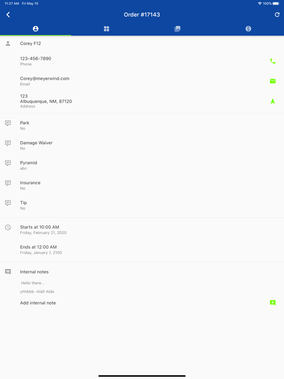 DRS Driver App iPad screenshot 4 - Business app