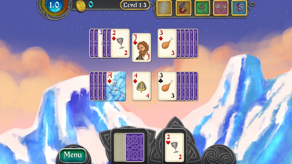#4. Nordic Storm Solitaire (iOS) 由: Pixel Crate Games, Inc