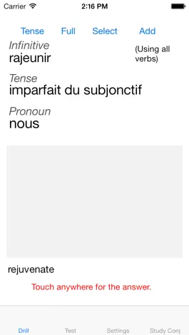 Game screenshot Verbes - French Verb Trainer mod apk
