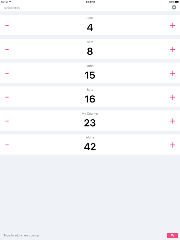Screenshot #4 pour Kountr: Counters & Dailies