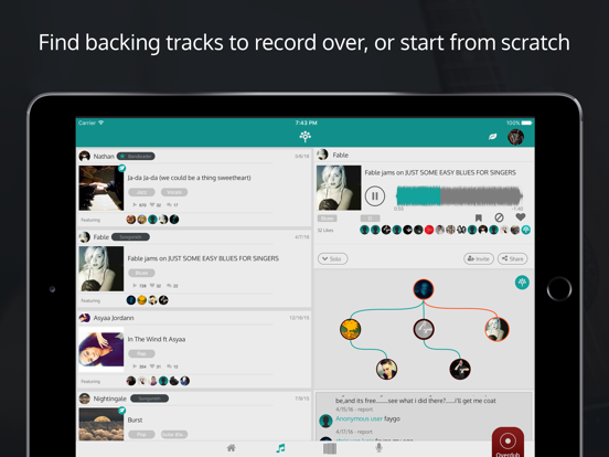 Songtree Recorder - Make Music and Jam Online screenshot