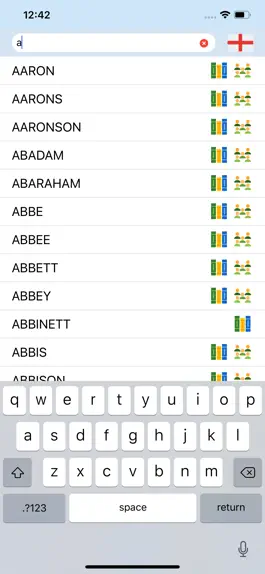 Game screenshot British Names apk