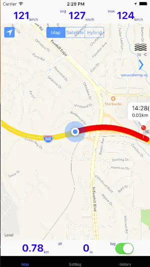 Cycle GPS Logger screenshot 1