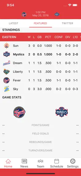 Game screenshot Washington Mystics Mobile mod apk