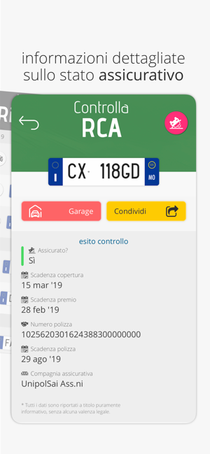 Veicolo Info Targa Su App Store