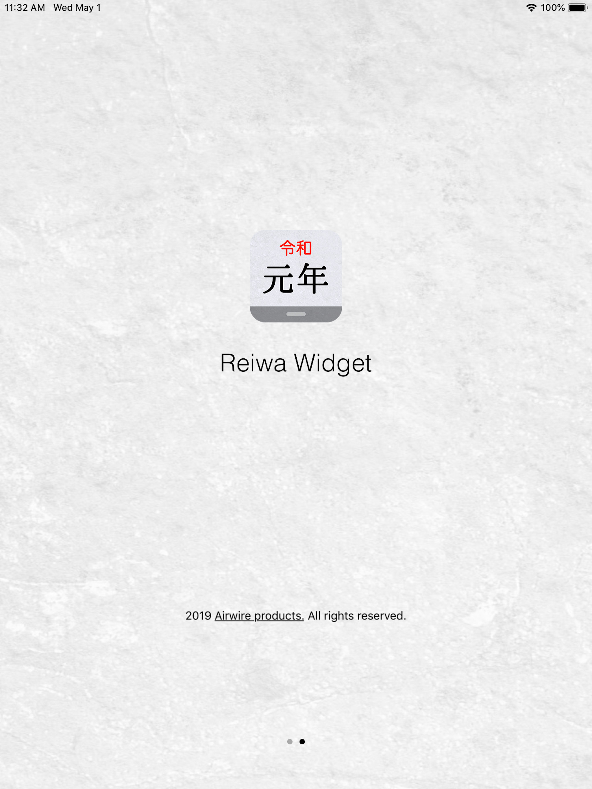 Reiwa Widget