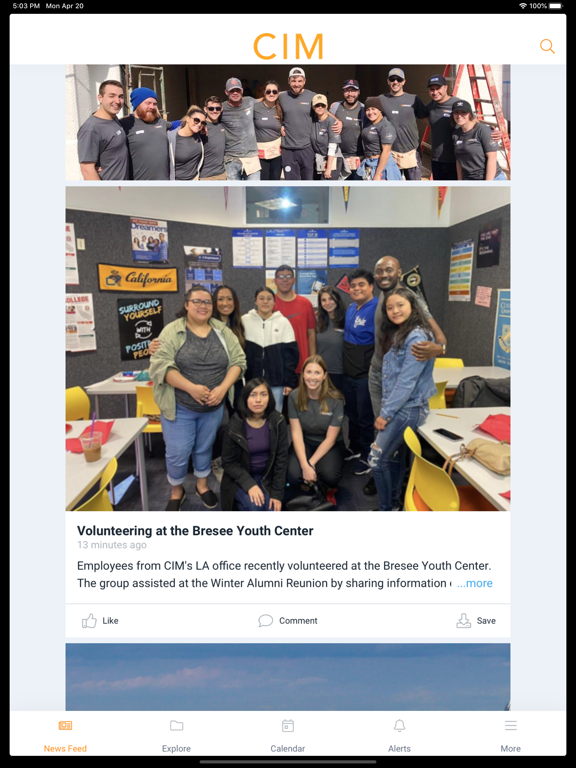 Screenshot #4 pour CIM Group Corporate App