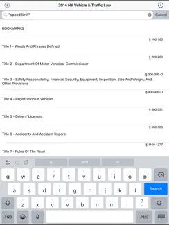 NY Vehicle & Traffic Law 2026 iPad image 1