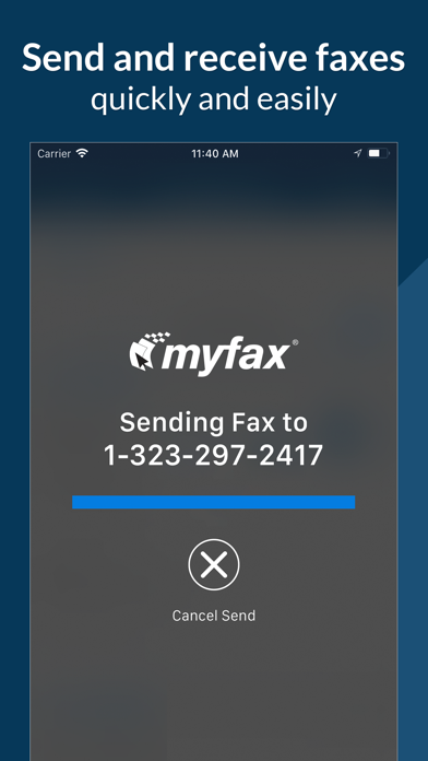 MyFax App–Send and Receive Fax Screenshot