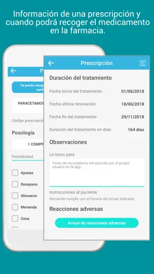 Captura de pantalla de Mi Prescripcion en iPhone 4