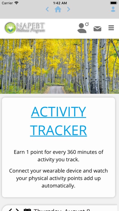 NAPEBT Wellness Screenshot