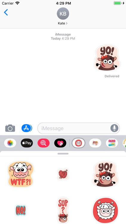 Nhãn Dán Cừu Vui