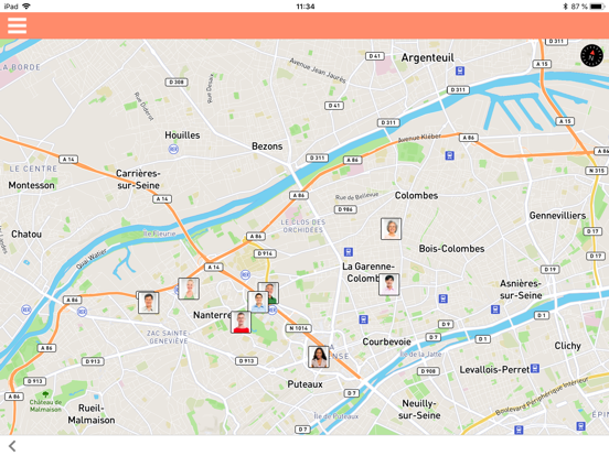 trombino.fr iPad screenshot
