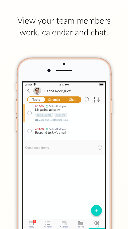 #5. Hitask: Team Task Management (iOS) 由: human > computer