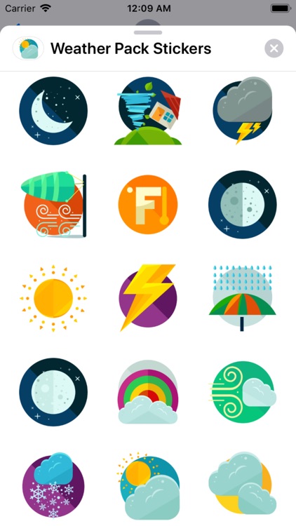 Weather Pack Stickers
