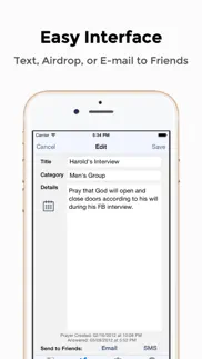 prayer notes pro: ask, receive iphone screenshot 2