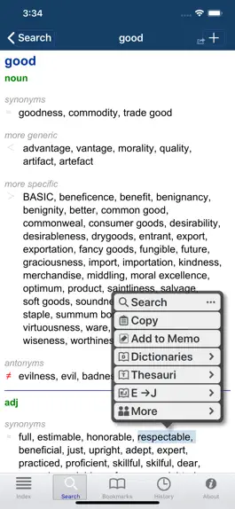 Game screenshot English Thesaurus (WordNet) apk