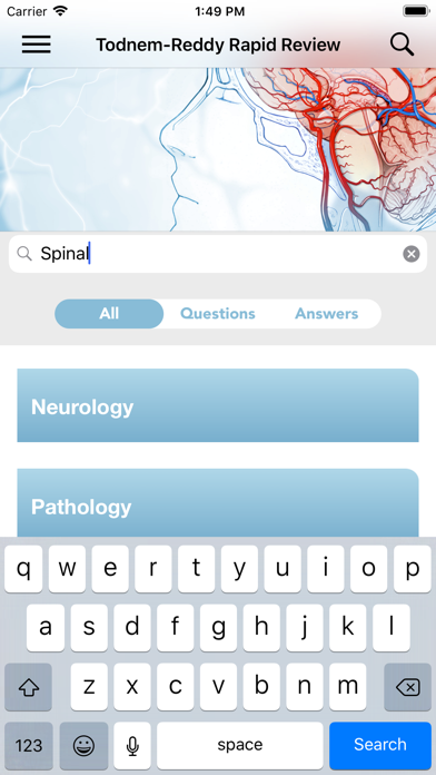TR Neurosurgery Board Review iPhone screenshot 5 - Medical app
