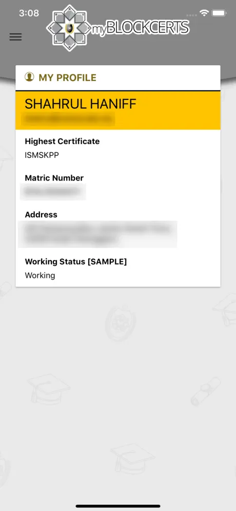 myBlockcerts