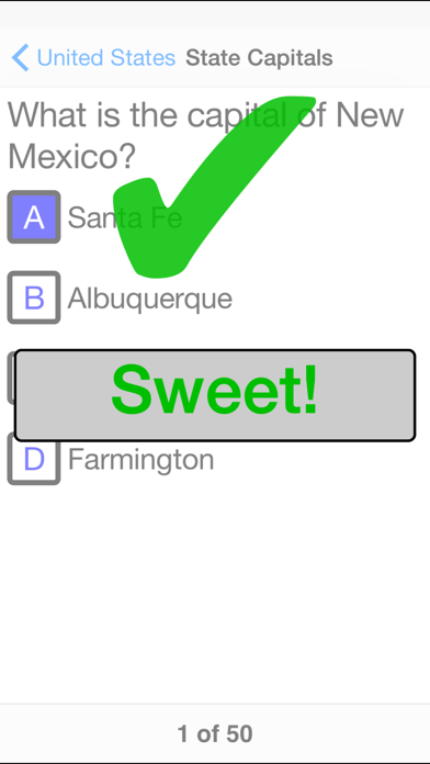 Screenshot #1 pour Quick Quiz Mobile