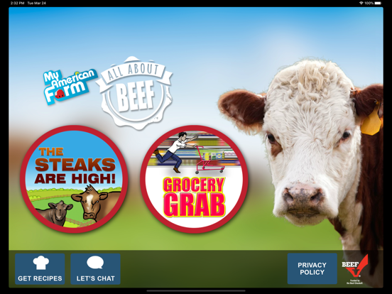All About Beef iPad screenshot 1 - Education app