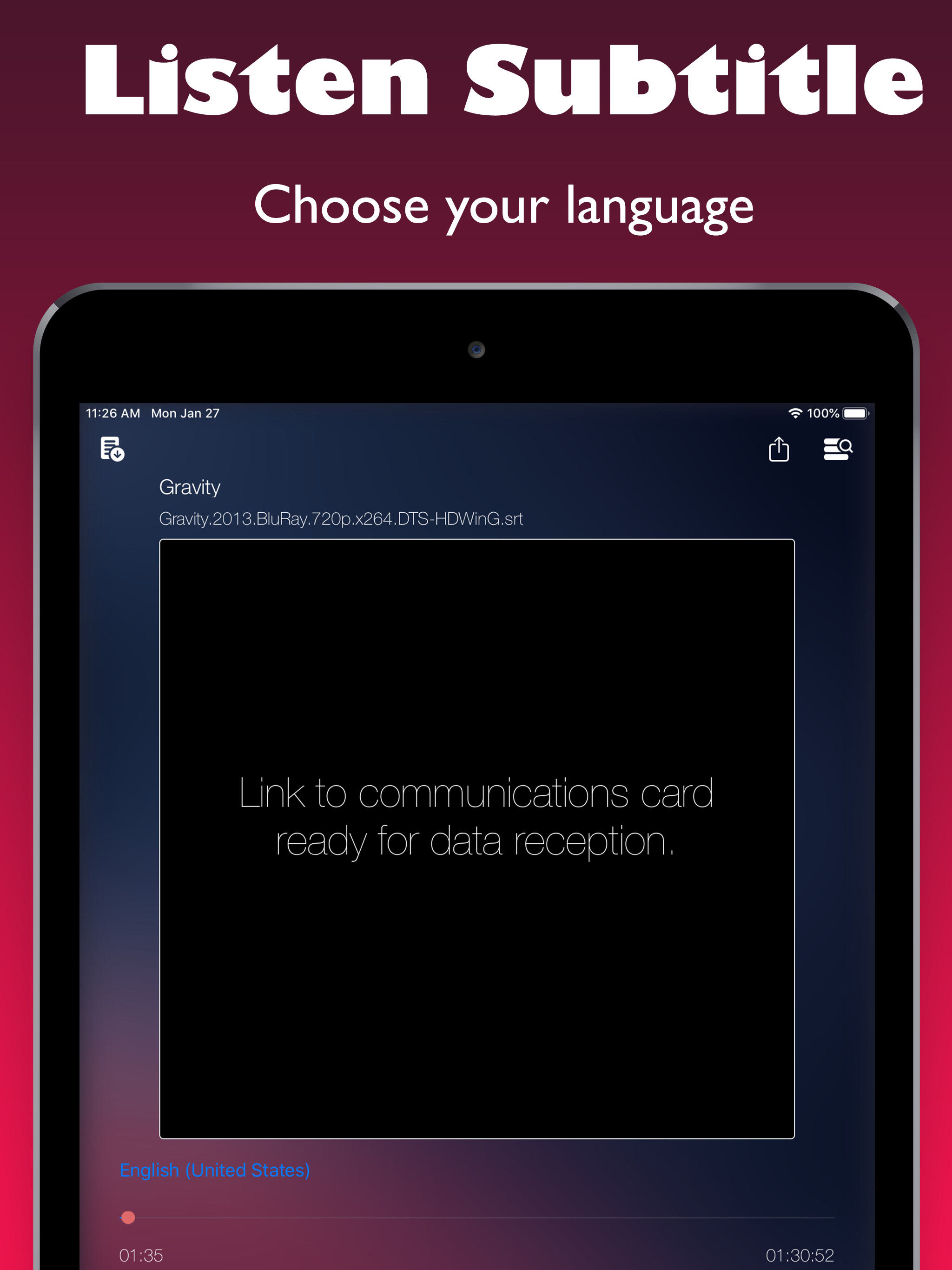Subtitle Reader Text to Speech