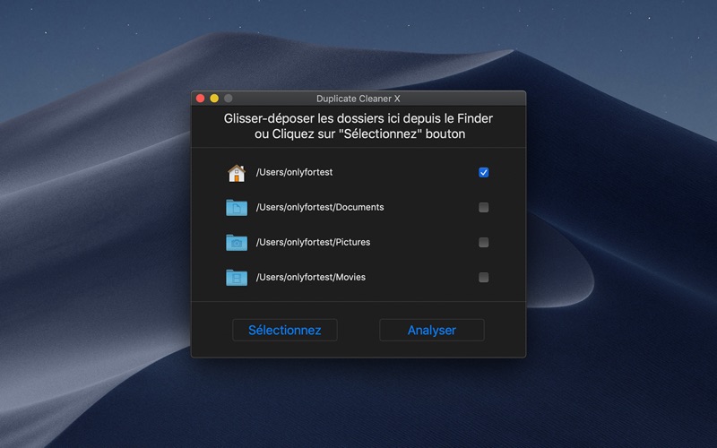 Screenshot #1 pour Duplicate Cleaner X