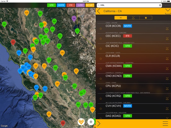 US EFB - Aviation Charts iPad screenshot 6 - Weather app