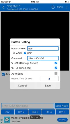 TCP Telnet Terminal iPhone image 3