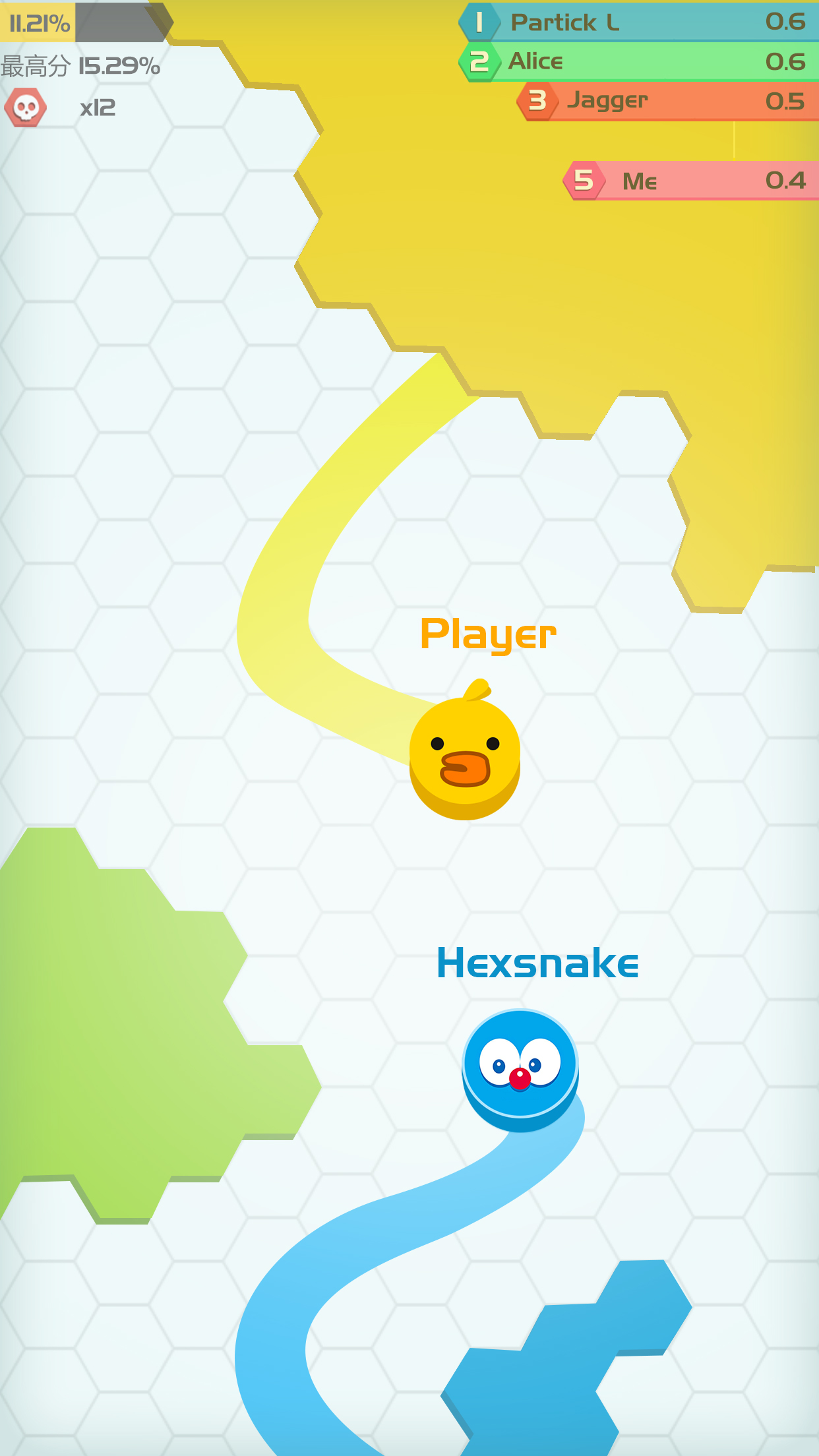 Hexsnake io-Challenge friends