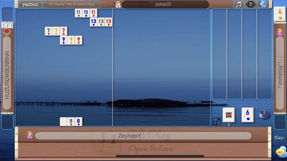 #4. 101 Okey Domino hakkarim.net (iOS) 由: DOĞU PORT