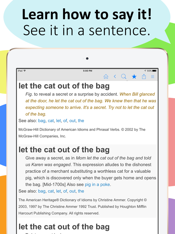 Idioms and Slang Dictionaryのおすすめ画像3
