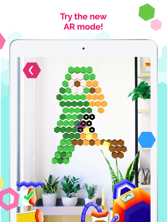 HexaParty - Hexel art for Kids iPad screenshot 6 - Entertainment app
