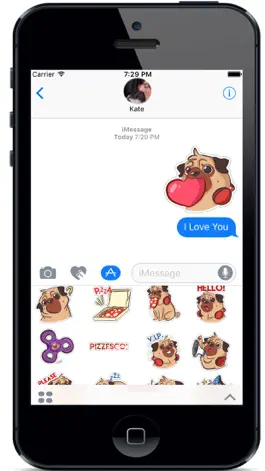 Game screenshot Dog Pug - Emoji Stickers hack