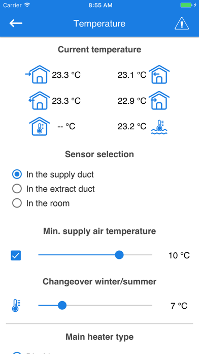 Vents AHU Screenshot