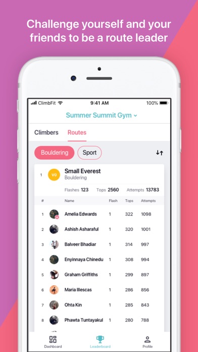 Screenshot #1 pour ClimbFit: Climbing Solutions
