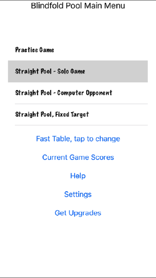 #2. Blindfold Pool (iOS) 由: marty schultz