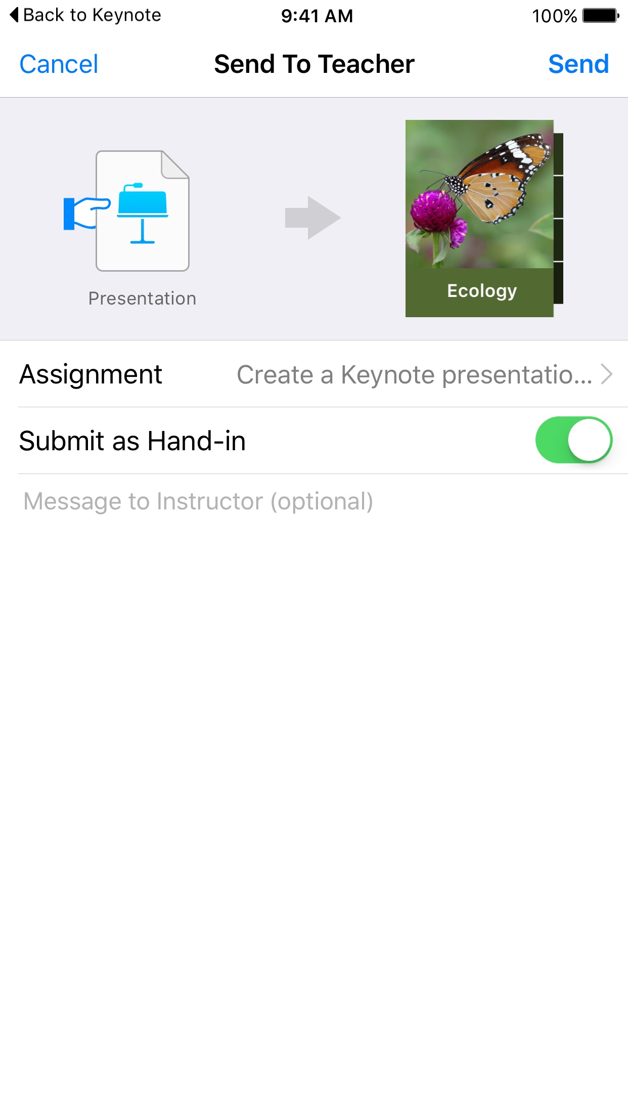 Screenshot do app iTunes U
