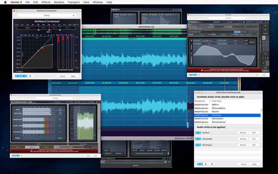 #5. Vector 3 Express: Audio Editor (macOS) 由: Jaroslaw Szpilewski