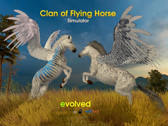 Clan of Pegasus - Flying Horse iPad screenshot 1 - Games app