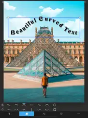 curved text ipad capturas de pantalla 2