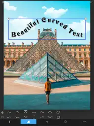Curved Text ipad bilder 1