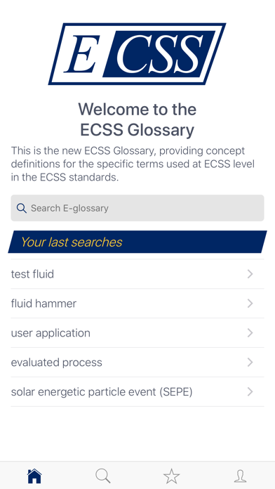 Screenshot #1 pour ESA Glossary