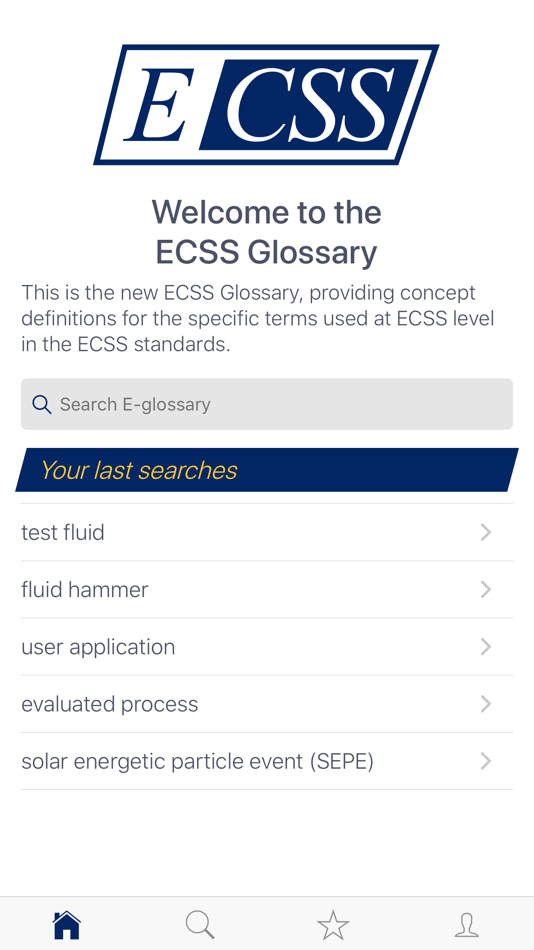 ESA Glossary - 1.0 - (iOS)