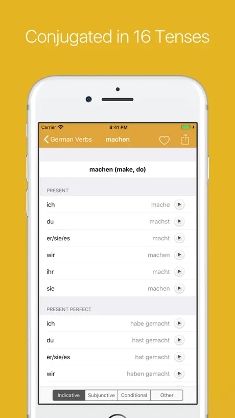 German Verb Conjugator Pro