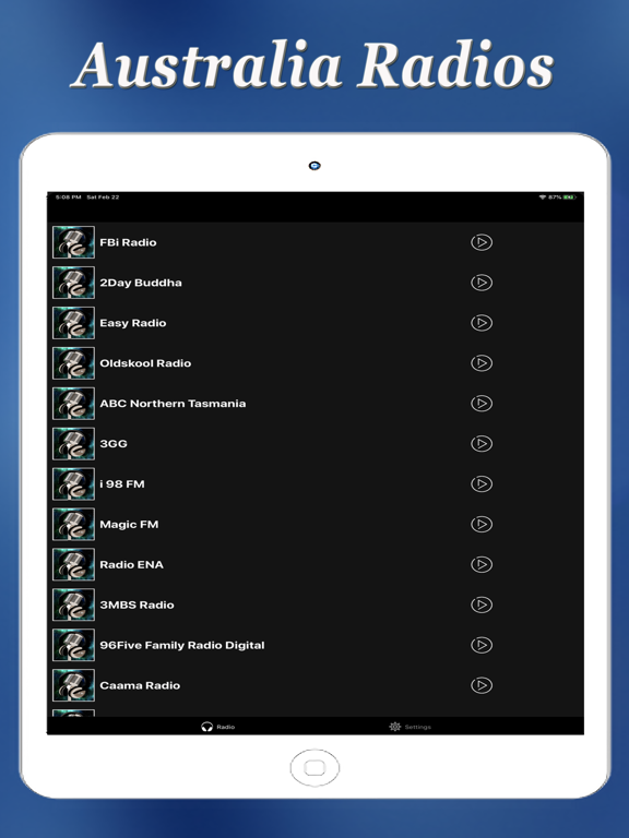 Screenshot #4 pour Australia Radios