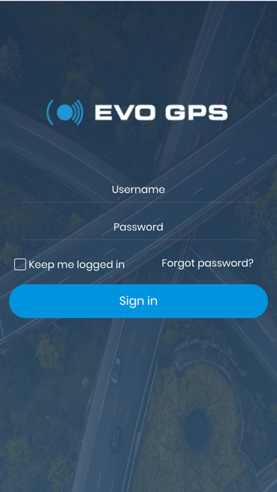 mEVO GPS Screenshot
